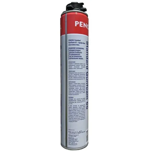 Піна монтажна пістолетна Penosil Standard Gunfoam 65 (805 мл) (A3778) - PRORAB image-2