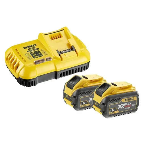 Набір акумуляторів + зарядний пристрій DeWALT DCB118X2 (Li-Ion, 2х18, 9 А*год) - PRORAB image-1