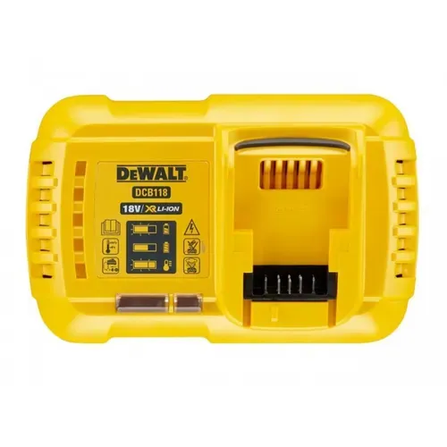 Зарядний пристрій DeWALT DCB118 + акумулятори DeWALT DCB548 (Li-Ion, 2х18 В, 12 А*год) (DCB118Y2) - PRORAB image-2