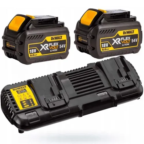 Зарядний пристрій DeWALT DCB132 + акумулятори XR FlexVolt (Li-Ion, 18 В / 54 В) - PRORAB