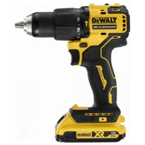 Акумуляторний ударний дриль-шуруповерт DeWALT DCD709D2T (2х18 В, 2 А*год, 65 Н*м) - PRORAB image-1