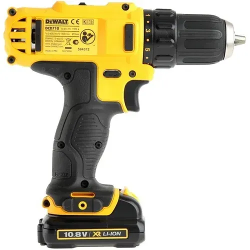 Акумуляторний дриль-шуруповерт DeWALT DCD710D2 (2х10.8 В, 2 А*год) - PRORAB image-4