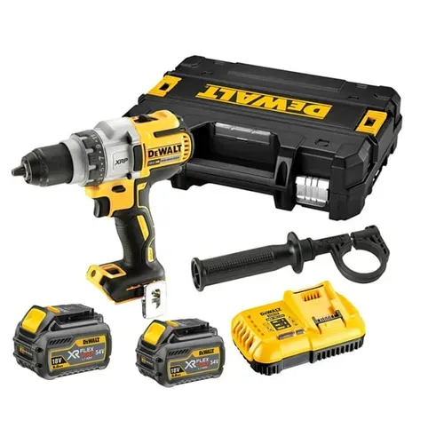 Акумуляторний дриль-шуруповерт DeWALT DCD991T2 (2х18 В, 6 А*год) - PRORAB