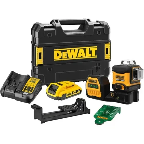 Лазерний нівелір DeWALT DCE089D1G18 (18 В, 2 А*год, 50 м) - PRORAB