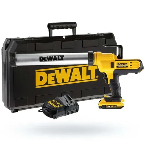 Акумуляторний пістолет для герметика DeWALT DCE580D1 (18 В, 2 А*год, 2.5 кН) - PRORAB