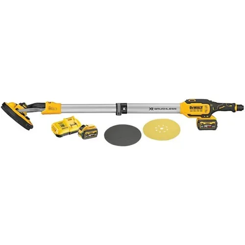 Акумуляторна шліфмашина для стін і стель DeWALT DCE800T2 (2х18, 6 А*год, 225 мм) - PRORAB image-1