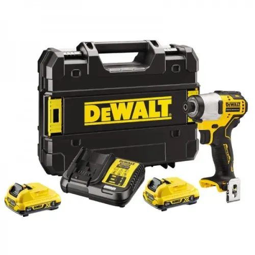 Акумуляторний ударний шуруповерт DeWALT DCF801D2 (12 В, 2х2 А*год, 163 Н*м) - PRORAB