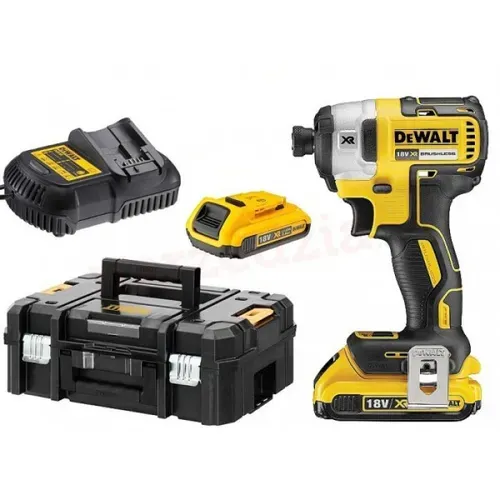 Акумуляторний ударний шуруповерт DeWALT DCF887D2 (2х18 В, 2 А*год, 205 Н*м) - PRORAB