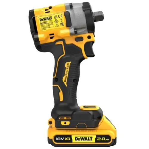 Гайковерт ударний акумуляторний DeWALT DCF922D2T (18 В, 2х2 А*год, ЗП) - PRORAB image-3