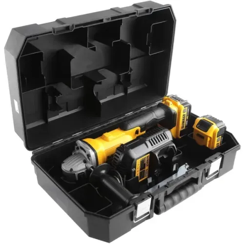 Акумуляторна кутова шліфмашина DeWALT DCG412M2 (18 В, 2х4 А*год, 125 мм) - PRORAB image-1