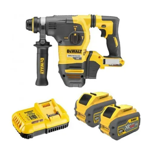 Акумуляторний перфоратор DeWALT DCH333X2 (54 В, 2х9 А*год, 3.5 Дж) - PRORAB image-1