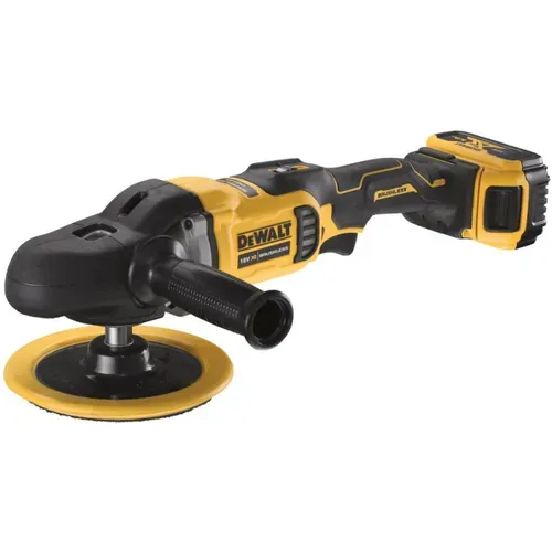 Акумуляторна полірувальна машина DeWALT DCM849P2 (2х18 В, 5 А*год) - PRORAB image-1