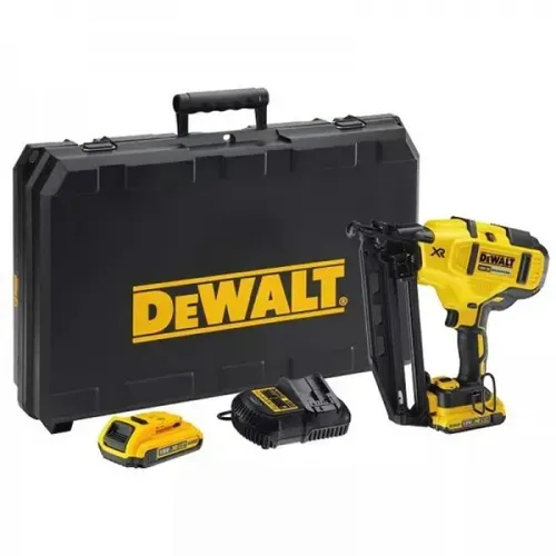 Пістолет цвяхозабивний акумуляторний DeWALT DCN662D2 (2х18 В, 2 А*год, 32-64 мм) - PRORAB