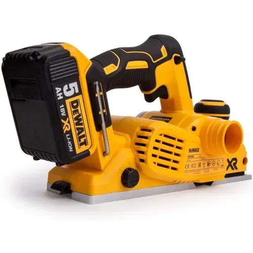 Акумуляторний рубанок DeWALT DCP580P2 (2х18 В, 5 А*год, 82 мм) - PRORAB image-7