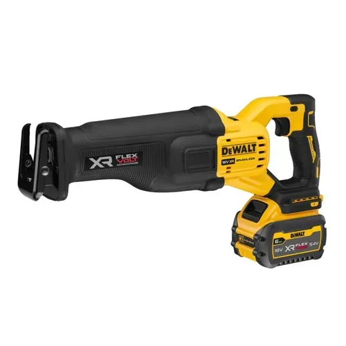 Акумуляторна шабельна пила DeWALT DCS386T1 (18 В, 6 А*год, 3000 ход/хв) - PRORAB image-1