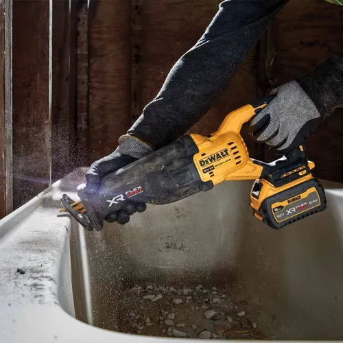 Акумуляторна шабельна пила DeWALT DCS386T1 (18 В, 6 А*год, 3000 ход/хв) - PRORAB image-5