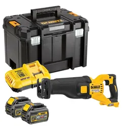 Акумуляторна шабельна пила DeWALT DCS389T2 (54 В, 2 А*год, 3000 ход/хв) - PRORAB image-1