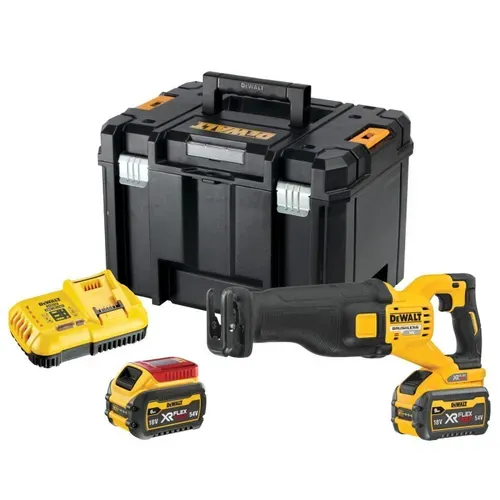 Акумуляторна шабельна пила DeWALT DCS389X2 (54 В, 3 А*год, 3000 ход/хв) - PRORAB