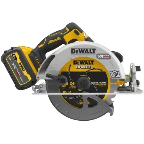 Пила дискова акумуляторна безщіткова DeWALT DCS573T1 (18 В, 6 А*год, 190 мм) - PRORAB image-1