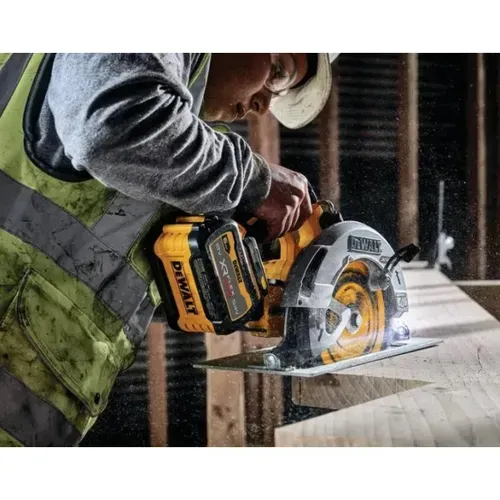 Пила дискова акумуляторна безщіткова DeWALT DCS573T1 (18 В, 6 А*год, 190 мм) - PRORAB image-5