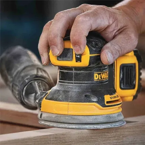 Акумуляторна ексцентрикова шліфмашина DeWALT DCW210N (18 В, без АКБ, 125 мм) - PRORAB image-7