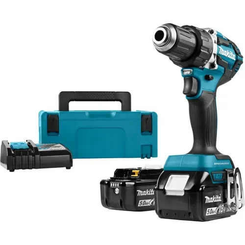 Акумуляторний шуруповерт Makita DDF484RTE (18 В, 2х5 А*год, 54 Н*м) - PRORAB