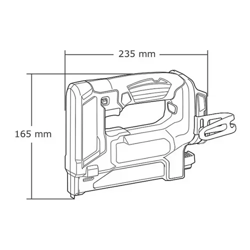 Акумуляторний степлер Makita DST112Z (18 В, без АКБ, 10 мм) - PRORAB image-3