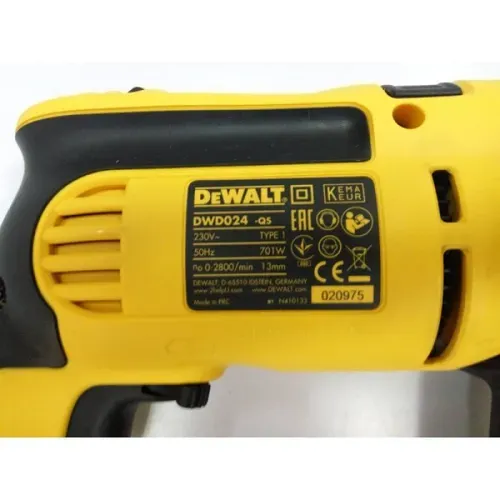 Ударний дриль DeWALT DWD024 (0.701 кВт) - PRORAB image-3