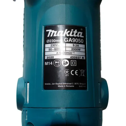 Кутова шліфмашина Makita GA9050 (2000 Вт, 230 мм) - PRORAB image-5