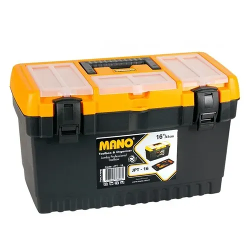 Скринька для інструментів MANO Jumbo JPT-16 (16″, 413x212x244 мм) - PRORAB