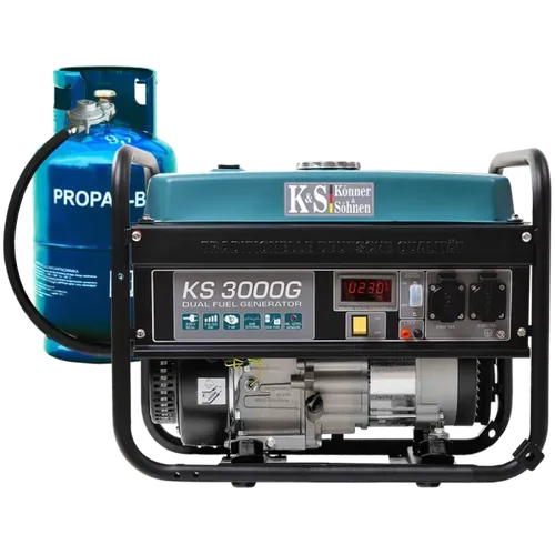 Газобензиновий генератор Konner & Sohnen KS 3000G (2.6 кВт) - PRORAB image-1