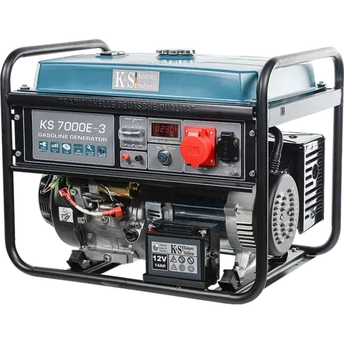 Трифазний бензиновий генератор Konner & Sohnen KS 7000E-3 (5 кВт, 3ф~) - PRORAB image-7