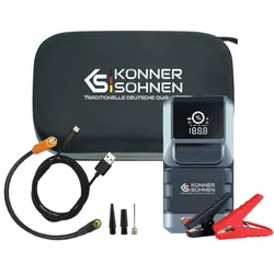 Пристрій пусковий з компресором Konner&Sohnen KS JSP-1300 (16 А*год, 10.3 бар) - PRORAB image-13