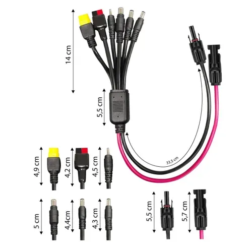 Портативна сонячна панель Konner & Sohnen KS SP210W-4 (19.44 В, 10.8 А) - PRORAB image-6