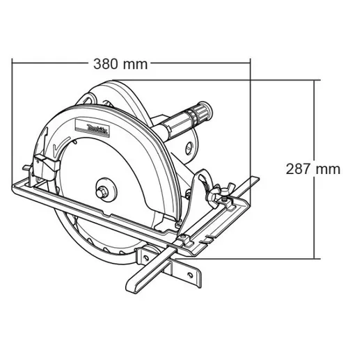 Пила дискова Makita N5900B (2 кВт, 235 мм) - PRORAB image-2