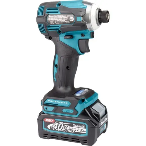 Акумуляторний ударний гайковерт Makita TD001GM201 (40 В, 2х4 А*год, 220 Н*м) - PRORAB image-11