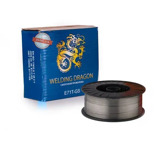 Зварювальний дріт Welding Dragon E71T-GS (0.8 мм, 1 кг) (X7TG.0801.JL) - PRORAB