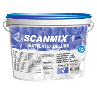 Краска SCANMIX Mattiatex Deluxe 14кг ведро - PRORAB