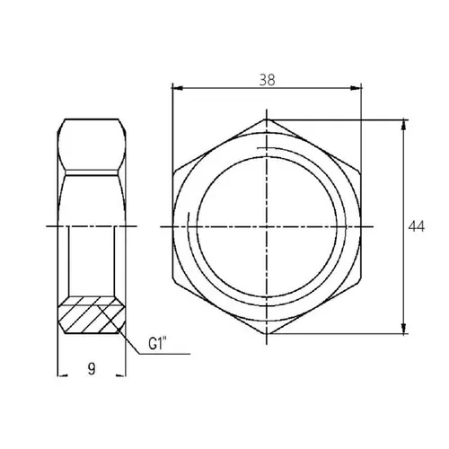 Контргайка SD Forte 1" SF35025 - PRORAB image-1