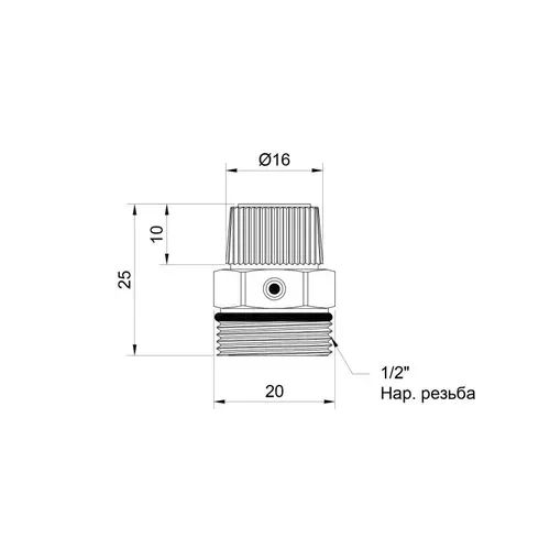 Кран Маевского SD Plus 1/2" ручной SD211W15 - PRORAB image-1