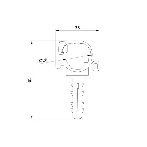 Крепеж SD Plus 20 SD09920 - PRORAB image-1