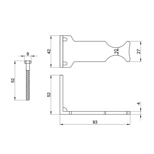 Крепление радиаторное SD Plus боковое SD114 - PRORAB image-1