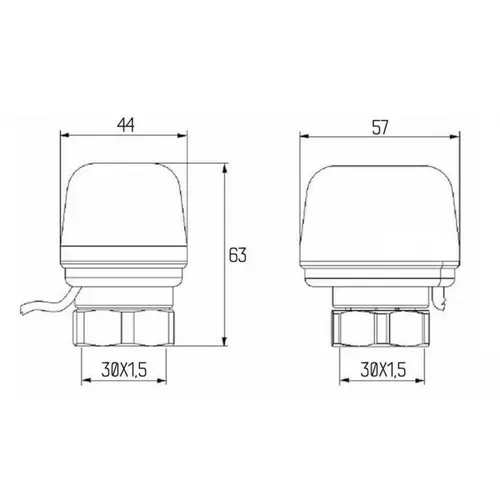 Сервопривод Icma 220V тип открытый №983 (NA) - PRORAB image-1