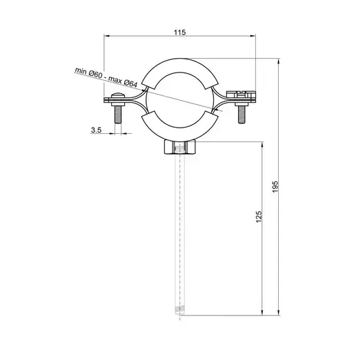 Хомут SD Plus 2" SD10050 - PRORAB image-1