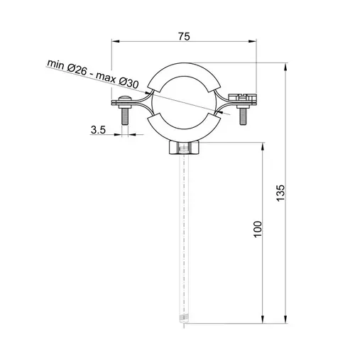 Хомут SD Plus 3/4" SD10020 - PRORAB image-1