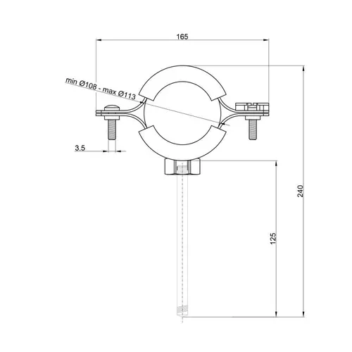 Хомут SD Plus 4" SD100100 - PRORAB image-1