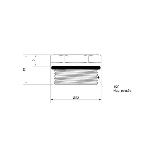 Кран Маевского SD Plus 1/2" SD212W15 - PRORAB image-1