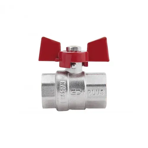 Кран шаровой SD Plus 1/2" ВР для воды (бабочка) SD602NW15PN40 - PRORAB image-2