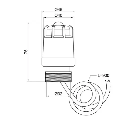 Сервопривод SD Plus M30x1,5 SD347 - PRORAB image-1