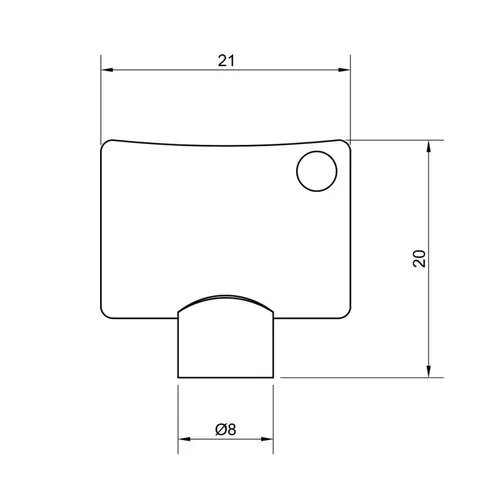 Ключ под кран Маевского SD Plus SD197 - PRORAB image-1